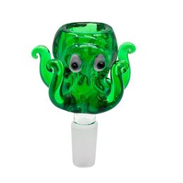 14mm 18mm Bowl Glass Octopus Style Smoking Accessories Thick Pyrex Glass Bowls with Colourful Tobacco Herb Water Bong
