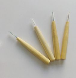 Interdental Bamboo Dental Brush Bamboo Dental Cleaning Milk Bottle Tooth Cleaning Brush6918214