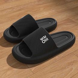 Slippers Platform Thick Bathroom Home Women Cloud Fashion Soft Sole Eva Indoor Sandals Non-Slip Flip Flop Men H240514