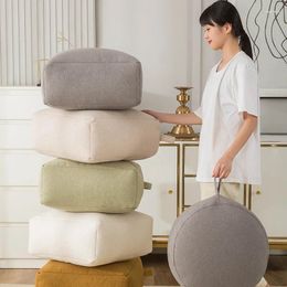 Pillow Modern Futon Circle Fleece Velvet Cover Pouffe Yoga Meditation Balcony Tatami Mats Unstuffed No Filling