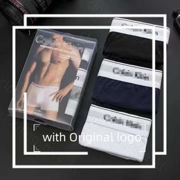 3Pcs/Set Sexy Men Underwear Boxers For Men Cotton Underpants Fashion Brand Designer Mens Underwear Calvins Boxer Multiple Colours Breathable Underpants 773