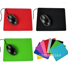 Table Cloth Gaming Mat Mouse Pad Solid Colour Rectangle For Computer PC Office Desk Cushion