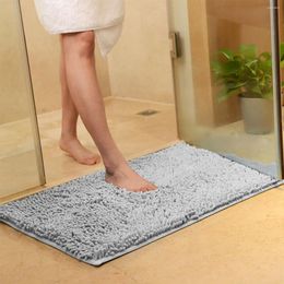 Bath Mats Mat Water Absorbent Floor Anti-Slip Bathroom Rug Soft Comfortable Polyester Tub Shower