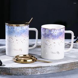 Mugs Couple Cup Ceramic MUG Dream Starry Sky Valentine's Day Wedding Birthday Gift