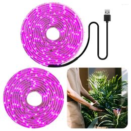 Grow Lights LED Light Waterproof Full Spectrum USB Strip Lamp For Plants Flowers Greenhouse Hydroponic