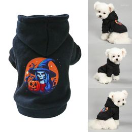 Dog Apparel Pet Halloween Costume Hoodie Bichon 2-Legs Puppy Clothes Cat Festival Sweatshirt Drop