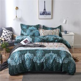 Bedding Sets 2024 Pattern Bohemian Style Printing 2/3 Pcs Duvet Cover Set 1 Quilt 1/2 Pillow Cases Twin Double Full QueenKing