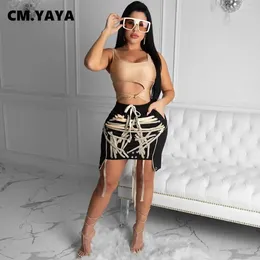 Skirts Autumn Spring Women High Waist Lace Up Sexy Night Club Street Party Bodycon Midi Mini Irregular Skirt