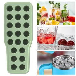 Baking Moulds Dishwasher Safe Ice Tray Silicone Cube Mould With Lid For 20-40 Oz Tumblers Snowflake Cup Shape Cocktails Drinks