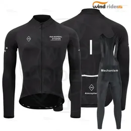 Racing Sets 2024 PNS Fashion Long Sleeve Cycling Clothing Set Spring And Autumn For Road Bike Jerseys Bib Men's MTB Bicycles