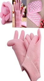 High Qua 1 Pair Silicone Socks Glove Exfoliating Treatment Smooth Hand Mask Feet Skin Care SPA Gel Moisturizing Whitening Gloves1187992