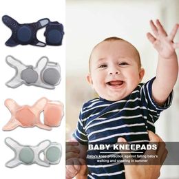 Barnstrumpor 1 Par av baby knäskydd för barns säkerhet som kryper armbågskuddar för icke -slip baby och småbarn värme knästöd padsl2405