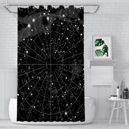 Shower Curtains Vintage 1890 Magnitude Bathroom Zodiac Star Waterproof Partition Creative Home Decor Accessories