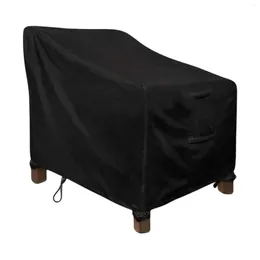 Chair Covers Outdoor Garden Furniture Waterproof Rain Snow Black Dust Proof Cover