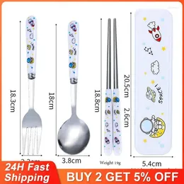 Dinnerware Sets Durable Mixing Spoon Convenient Gourmet Mirror Portable Tableware Pocket Kitchen Accessories Sturdy Knife And Fork Reusable