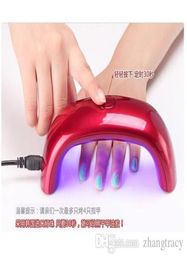 Mini Usb 9W 3 Led Uv Nail Dryer Curing Lamp Machine Gel Nail Polish Powerful Light Nails Facial Tools2730920