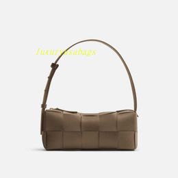 Women's Woven Leather Shoulder Bag Handbag Womens Designer BotegaVenetas Small Intreccio Woven Soft Sheep Leather Tote Bag 10CM*23.5CM*10CM CC8R