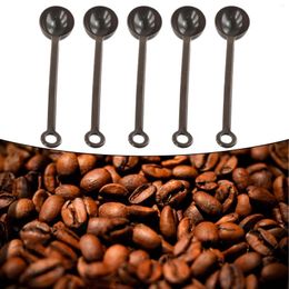 Coffee Scoops 5PCS Measuring Spoon Fruit Powder Kitchen Dessert Milk With Ceramic Long Handle Tableware Decoration