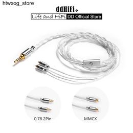 Headphones Earphones DD ddHiFi M120A 3.5mm Earphone Cable with MMCX and 2-Pin 0.78 Connector Supports CTIA Standard In-line Controls and Microphone S24514 S24514
