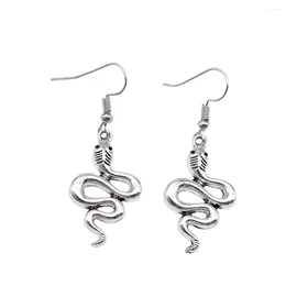 Dangle Earrings 1pair Snake Charms For Women Couple Pendants Vintage Jewelry Hook Size 18x19mm