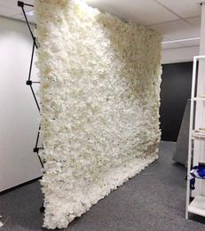 Arrival 240x240cm Upscale Hydrangea Flower Wall Set with Stand DIY Wedding Background Decorations Delivery5924943