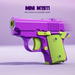 3D Simulated Mini 1911 Toy Pistol - Icke -skjutande, stresslättnadsleksak för barn - Perfekt jul födelsedagspresent