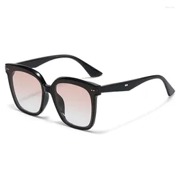 Sunglasses 2024 Large Frame Women Fashion Oversize Sun Glasses Lady Elegant Square Vintage Sunglass Eyewear UV400