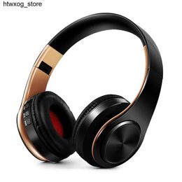 Headphones Earphones HIFI Stereo Earphones Bluetooth Headphone Music Headset FM and Support SD Card with Mic for Mobile Iphone Sumsamg Tablet S24514 S24514