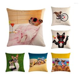 Pillow Animal Cover Dog Travel Decorative Covers For Sofa Throw Car Chair Home Decor Case ZY326
