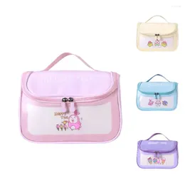 Cosmetic Bags Clear Makeup Bag Durable PVC Large Capacity Travel Organiser Women