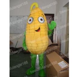 2024 High Quality Corn Mascot Costume halloween Carnival Unisex Adults Outfit fancy costume Cartoon theme fancy dress for Men Women