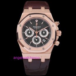 AaPi Designer Luxury Mechanics Wristwatch Original 1 to 1 Watches Second hand new single table Royal AP26022OR Automatic Machinery Mens Edition