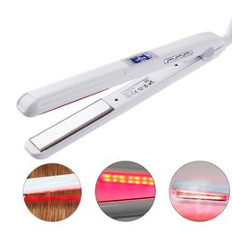 Professional Treatment Flat Iron Hair Straightening Ultrasonic Cold Iron Hair Straightener 240514