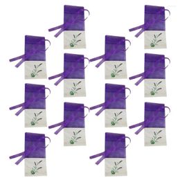 Gift Wrap Bags Lavender Gauze Bag Scent Scented Sachet Fresh Drawstring Candy Wedding Drawers French Organza Sachets Wardrobe Fragrance