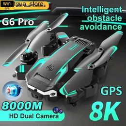 Drones Drone G6 Pro 5G GPS brushless motor professional 8K high-definition aerial photography obstacle avoidance drone quadcopter helicopter toy S24513