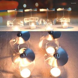 Candle Holders Snowman Rotary Spinning Carousel Swivel Tealight Holder Stand Metal Tea Light Christmas Home Decor P15F