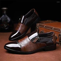 Dress Shoes Without Lacing Gentleman For Party Men White Tennis Boots Man Sneakers Sports Loafter Exercise Twnis