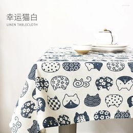 Table Cloth B144Tablecloth Fabric Cotton And Linen Simple Desk Ins Student Coffee Rectangular Pad Cover Dormitory Nordic Tablecloth