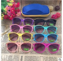 Fashion Kids Boys Girls Wave Design Arm UV Protection Cateye Sunglasses Shades Eyewear 13415011537