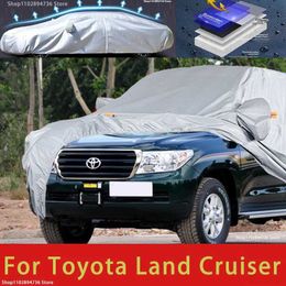 Car Covers Suitable for Toyota Land Cruiser 2005 2007 2010 2012 2016 200 full body hood sun protection dust prevention and external car accessories T240509