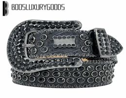 2022 DesignerBelt Simon Belts for Men Women Shiny diamond belt Black on Black Blue white multicolour46502384668745