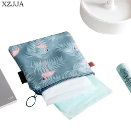 Storage Bags XZJJA 1PCS Creative High Quality Portable Female Sanitary Napkin Bag Cute Hygiene Napkins Package Organiser Purse