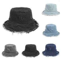 Berets Cute Bucket Hat Beach Fisherman Hats For Women