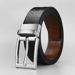 Belts 2024 Male Models PU Leather Belt For Man Hiah Quality Fashion Jeans Waist Strap LuxuryBusiness Suitable Long Pants