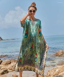 Easy Dry Beach Cover Up Robe Plage Vestido Playa Pareo Swimsuit Beachwear Plus Size Bathing Suit Women Maxi Dress