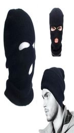 3 Hole Beanie Winter Warm Ski Snowboard Hat Cap Wear Balaclava Full Face Cover Mask Ooa29855318757