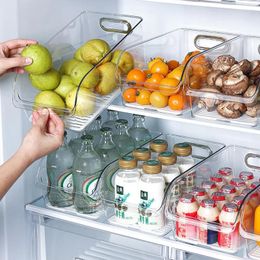 Storage Bottles Household Refrigerator Fruit And Vegetable Draining Sorting Box Rack Desktop Cosmetics