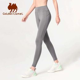 Active Pants Gold Cam Yoga Pants High Waist Seamless Leg Push Up Sports Fitness Running Pants Womens Elastic Trousers TightsL2405