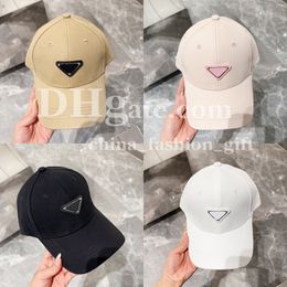 Designer Hat Luxury Triangle Brand Baseball Cap Men Women Simple Canvas Baseball Cap Sports Ball Cap Outdoor Travel Sun Hat