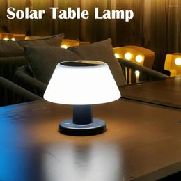 Table Lamps Solar Lamp Cordless Desk Lights IP65 Waterproof Dimmable LED Light Outdoor 4 Lighting Mode Bedside Patio Garden